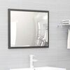 vidaXL 2 Piece Bathroom Furniture Set High Gloss Grey Engineered Wood
