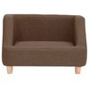 vidaXL Dog Sofa Brown 60x37x39 cm Linen