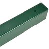 vidaXL Garden Fence Posts 10 pcs Green 240 cm Steel