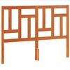 vidaXL Headboard Wax Brown 135 cm Solid Wood Pine