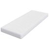 vidaXL Mattress White 80 x 200 cm Gel-Infused Foam