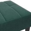 vidaXL Footstool Dark Green 77x55x31 cm Velvet