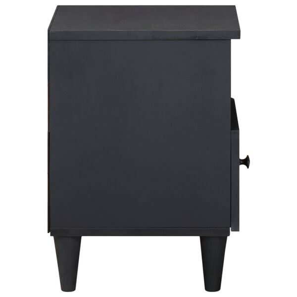 vidaXL Bedside Table Brown 40 x 33 x 46 cm Solid Mango Wood