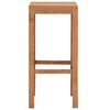 vidaXL Bar Stools 4 pcs Solid Teak Wood