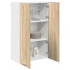 vidaXL Hanging Cabinet Sonoma Oak 60 x 31 x 100 cm Engineered Wood