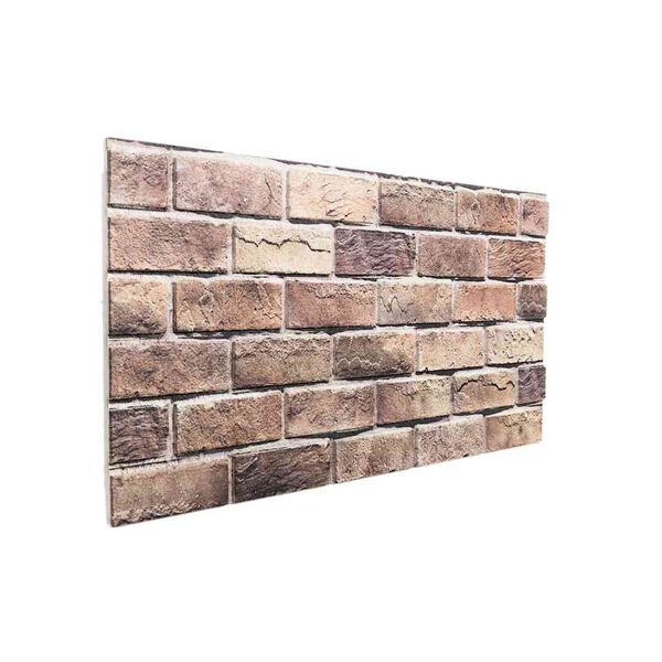 vidaXL 3D Wall Panels 10 pcs Brown 100x50 cm EPS
