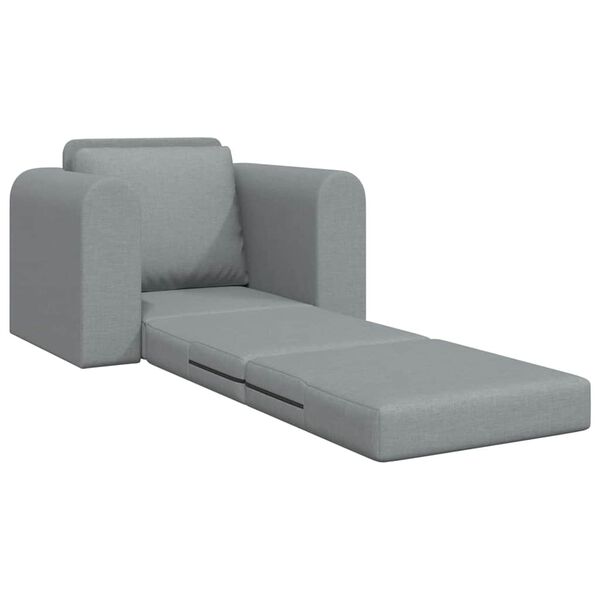 vidaXL Sofa Bed Light grey 98 x 71 x 83 cm Fabric