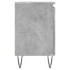 vidaXL Bedside Cabinets 2 pcs Concrete Grey 40x30x50 cm Engineered Wood