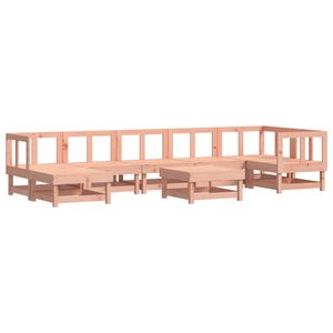 vidaXL 8 Piece Garden Lounge Set Solid Wood Douglas