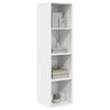 vidaXL Wall-mounted TV Cabinet White 37x37x142.5 cm Engineered Wood