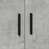 vidaXL Storage Cabinet 2 pcs Concrete Grey 108 x 41 x 40 cm