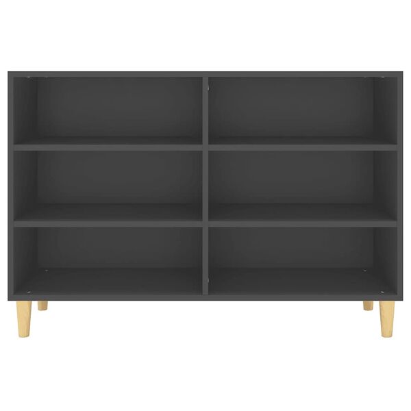 vidaXL Sideboard Grey 103.5x35x70 cm Engineered Wood