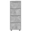 vidaXL Storage Cabinet Concrete Grey 40 x 48 x 105 cm Engineered Wood
