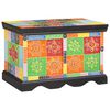 vidaXL Storage Box Multicolour 60 x 40 x 40 cm Solid Mango wood