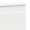 vidaXL Storage Bed with Headboard White 120 x 200 cm Engineered Wood