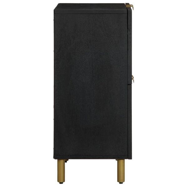 vidaXL Sideboard Black 60x33x75 cm Engineered Wood