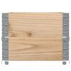 vidaXL Pallet Collars 2 pcs 100x50 cm Solid Wood Pine