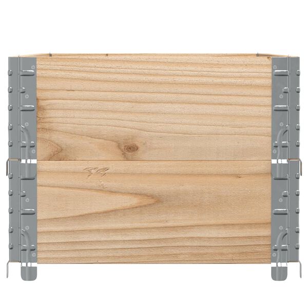 vidaXL Pallet Collars 2 pcs 100x50 cm Solid Wood Pine