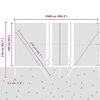 vidaXL Fence Post Grey 25 x 1.6 m (13 mm mesh) Steel and PVC