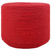 vidaXL Cotton Rope 6 mm 100 m Red 100% Cotton