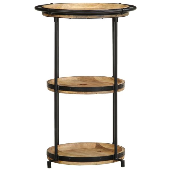 vidaXL Side Table Ø55x83 cm Solid Wood Mango