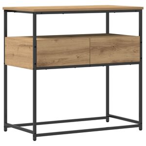 vidaXL Console Table Artisan Oak 75 x 40 x 75 cm Engineered Wood