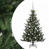 vidaXL Artificial Christmas Tree with Bauble 120 cm 150 LEDs