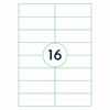 rillprint Self-adhesive Sticker Labels 105x37 mm 1000 Sheets White