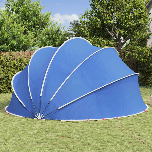 vidaXL Pool Dome Folding Manual Green 546 x 516 x 250 cm