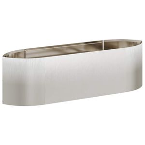 vidaXL Raised Garden Bed Stainless Steel 140 x 40x 40 cm Steel