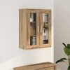 vidaXL Hanging Wall Cabinet Artisian Oak 69.5x34x90 cm