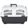 vidaXL Pet Carrier with Metal Door 60x40x39 cm Polypropylene
