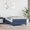vidaXL Pocket Spring Bed Mattress Blue 80x200x20 cm Fabric