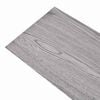 vidaXL Flooring Planks 18 pcs Dark Grey 5.26 m&sup2; PVC