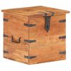 vidaXL Chest 40x40x40 cm Solid Acacia Wood