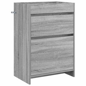 vidaXL Bathroom Under Sink Cabinet Grey Sonoma 56 x 37.5 x 81 cm