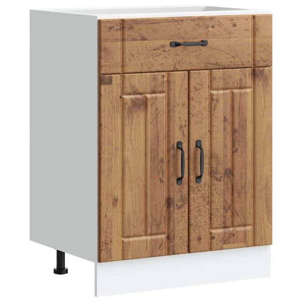 vidaXL Kitchen Base Cabinet Lucca Old Wood Engineered Wood