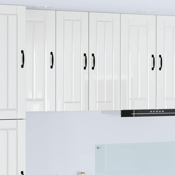 vidaXL Kitchen Cabinet High Gloss White 30 x 31 x 80 cm