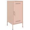vidaXL Sideboards 2 pcs Pink 36x39x79 cm Steel