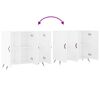 vidaXL Sideboard White 90x34x80 cm Engineered Wood