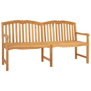 vidaXL Handcarved Rose Bench 180.5 x 60 x 96 cm Solid Teak Wood