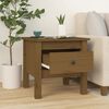 vidaXL Side Tables 2 pcs Honey Brown 40x40x39 cm Solid Wood Pine