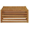vidaXL Outdoor Corner sofa Solid Acacia Wood Natural 83 x 83 x 73 cm