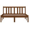 vidaXL Bed Frame without Mattress Honey Brown Solid Wood 120x200 cm