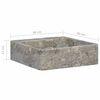 vidaXL Sink Grey 40x40x12 cm Marble