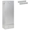 vidaXL Smoker Oven 3 pcs 44.5 x 29 x 110 cm Galvanised steel Silver