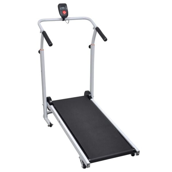 vidaXL Mini Treadmill Folding 93 x 36 cm Black