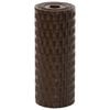 vidaXL Balcony Screens 5 pcs Brown and Black 255x19 cm Poly Rattan