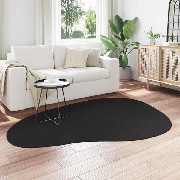 vidaXL Area Rugs HUARTE Black 140 x 200 cm Polyester