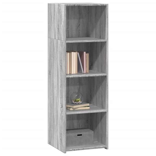 vidaXL Highboard Grey Sonoma 40x41x124 cm Engineered Wood